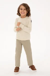 US Polo Assn. Boys' Stone Crew Neck Sweater - Image 2