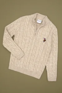 US Polo Assn. Boys' Stone Half Zippered Sweater