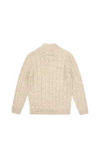 US Polo Assn. Boys' Stone Half Zippered Sweater - Image 3