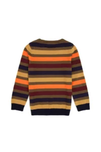 US Polo Assn. Boys' Khaki Crew Neck Sweater - Image 3