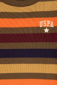 US Polo Assn. Boys' Khaki Crew Neck Sweater - Image 4