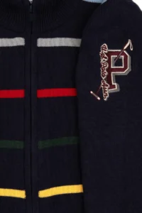 US Polo Assn. Boys' Navy Blue Knitwear Cardigan - Image 4