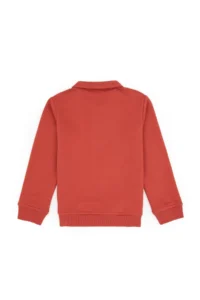 US Polo Assn. Boys' Dusty Rose Half Zippered Sweatshirt - Image 2
