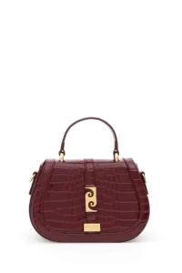Pierre Cardin Burgundy Crossbody Bag - Image 3