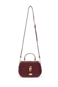 Pierre Cardin Burgundy Crossbody Bag - Image 6
