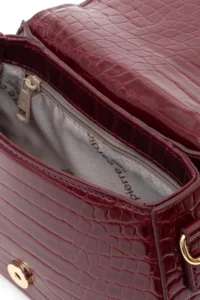 Pierre Cardin Burgundy Crossbody Bag - Image 7