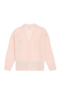 US Polo Assn. Girls' Light Pink Knitwear Cardigan - Image 5