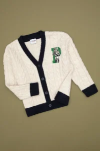 US Polo Assn. Girls' Navy Blue Knitwear Cardigan