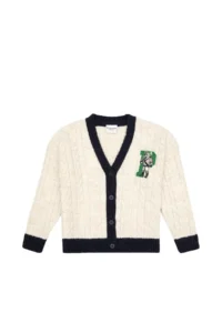 US Polo Assn. Girls' Navy Blue Knitwear Cardigan - Image 2