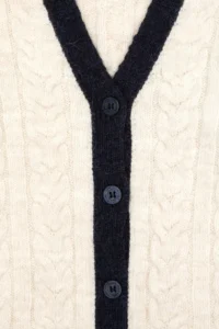US Polo Assn. Girls' Navy Blue Knitwear Cardigan - Image 4