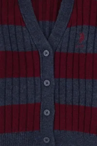 US Polo Assn. Girls' Navy Blue Knitwear Cardigan - Image 5