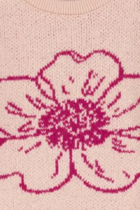US Polo Assn. Girls' Crew Neck Light Pink Sweater - Image 6