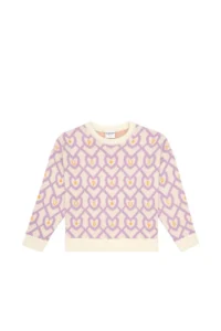 US Polo Assn. Girls' Koyu Raspberry Sweater - Image 2