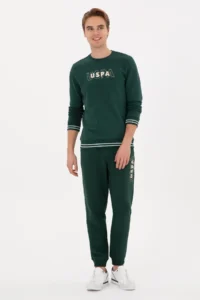 US Polo Assn. Men Dark Green Sweatpants