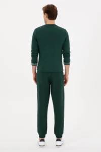US Polo Assn. Men Dark Green Sweatpants - Image 4