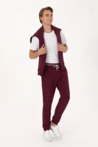US Polo Assn. Men Burgundy Sweatpants