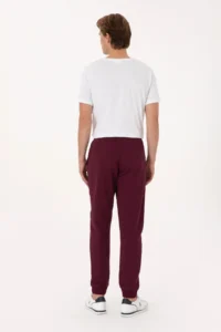 US Polo Assn. Men Burgundy Sweatpants - Image 4