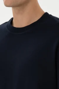 US Polo Assn. Men comfort Fit Crew Neck Navy Blue Thin Sweatshirt - Image 7