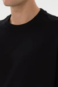 US Polo Assn. Men comfort Fit Crew Neck Black Thin Sweatshirt - Image 7