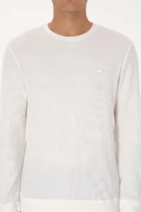 US Polo Assn. Men Regular Fit Crew Neck White Sweatshirt - Image 6