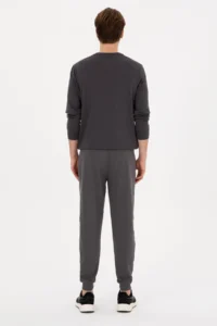 US Polo Assn. Men Gray Sweatpants - Image 4