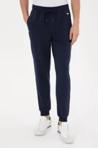 US Polo Assn. Men Navy Blue Sweatpants - Image 2