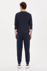 US Polo Assn. Men Navy Blue Sweatpants - Image 4