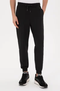US Polo Assn. Men Black Sweatpants - Image 2