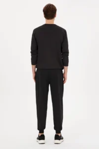 US Polo Assn. Men Black Sweatpants - Image 4