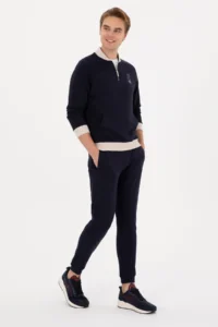 US Polo Assn. Men Navy Blue Sweatpants