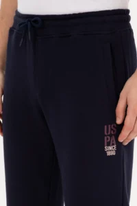 US Polo Assn. Men Navy Blue Sweatpants - Image 5
