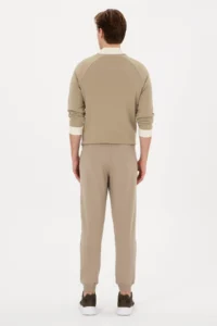 US Polo Assn. Men Light Khaki Sweatpants - Image 4