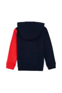 US Polo Assn. Boys' Navy Blue Zippered Hooded Sweatshirt - Image 4