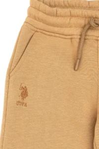 US Polo Assn. Boys' Camel Fleece Sweatpants - Image 5