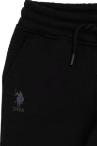 US Polo Assn. Boys' Black Fleece Sweatpants - Image 4