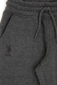 US Polo Assn. Boys' Anthracite Melanj Fleece Sweatpants - Image 5