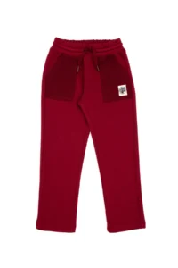 US Polo Assn. Boys' Burgundy Sweatpants - Image 2