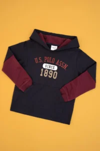 US Polo Assn. Boys' Light Navy Sweatshirt - Image 3
