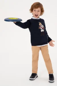 US Polo Assn. Boys' Navy Blue Sweatshirt