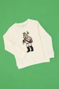US Polo Assn. Boys' Cream Crew Neck Sweatshirt
