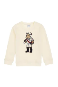 US Polo Assn. Boys' Cream Crew Neck Sweatshirt - Image 2