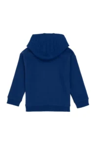 US Polo Assn. Boys' Indigo Hooded Fleece Sweatshirt - Image 2