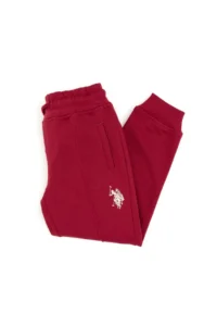 US Polo Assn. Boys' Koyu Raspberry Fleece Sweatpants