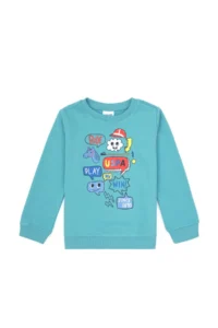 US Polo Assn. Boys' Mint Crew Neck Sweatshirt - Image 3