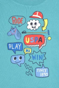 US Polo Assn. Boys' Mint Crew Neck Sweatshirt - Image 5