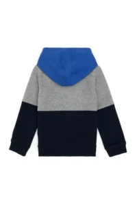 US Polo Assn. Boys' Navy Blue Hooded Sweatshirt - Image 3