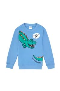 US Polo Assn. Boys' Light Blue Sweatshirt - Image 3