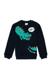 US Polo Assn. Boys' Navy Blue Sweatshirt