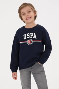US Polo Assn. Boys' Navy Blue Sweatshirt