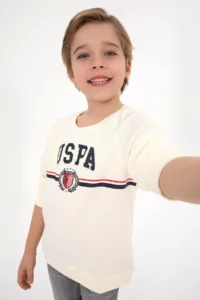 US Polo Assn. Boys' Cream Sweatshirt